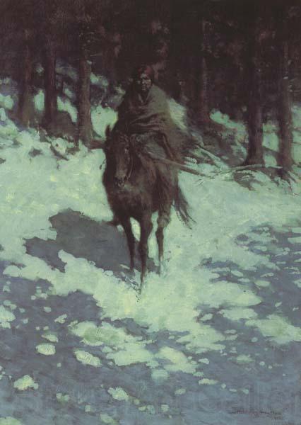 Frederic Remington Figure of the Night (mk43) Spain oil painting art